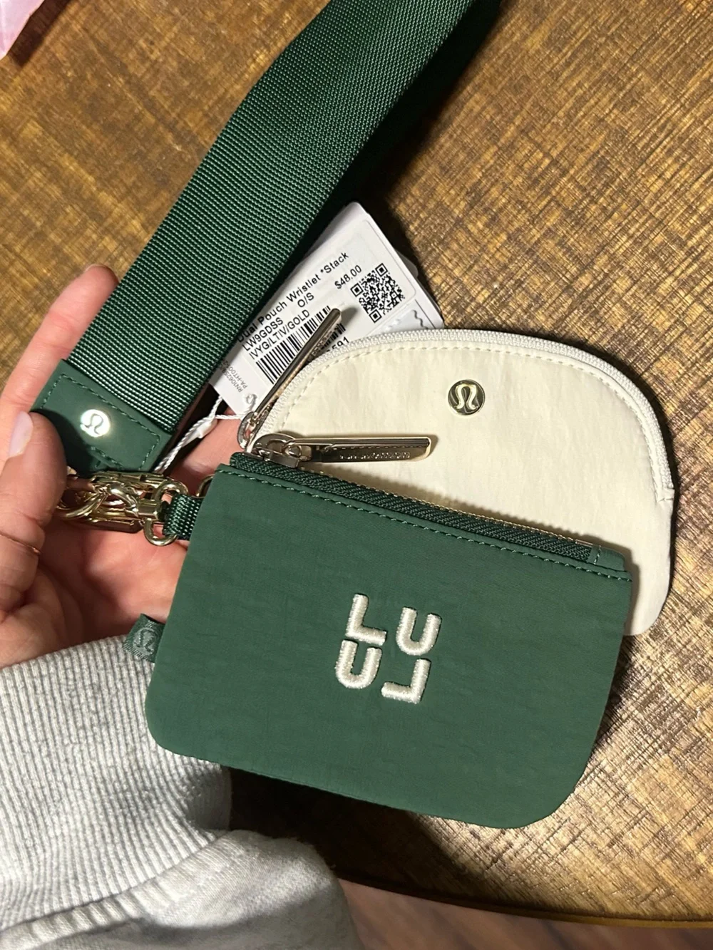Lululemon Dual Pouch Wristlet Stack NWT